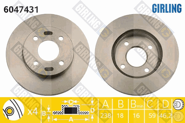 Brake Disc (6047431)