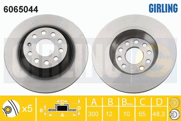 Brake Disc (6065044)