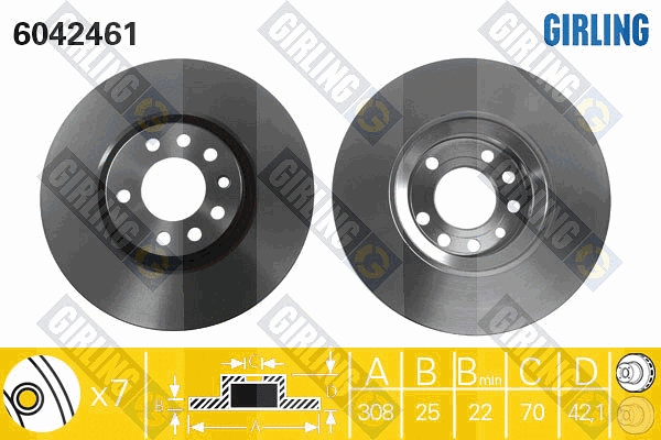 Brake Disc (6042461)