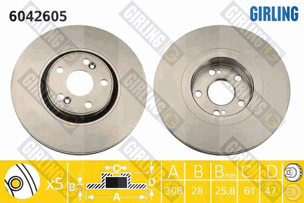 Brake Disc (6042605)