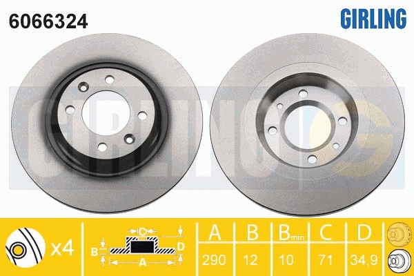 Brake Disc (6066324)