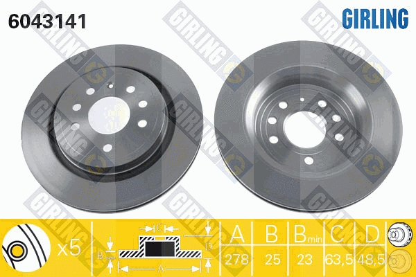 Brake Disc (6043141)