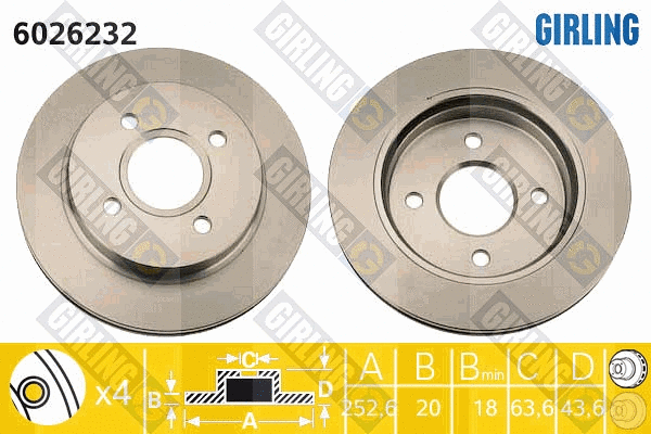 Brake Disc (6026232)
