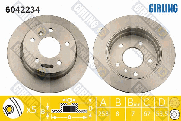 Brake Disc (6042234)