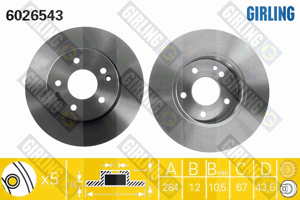 Brake Disc (6026543)