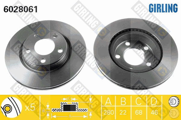 Brake Disc (6028061)