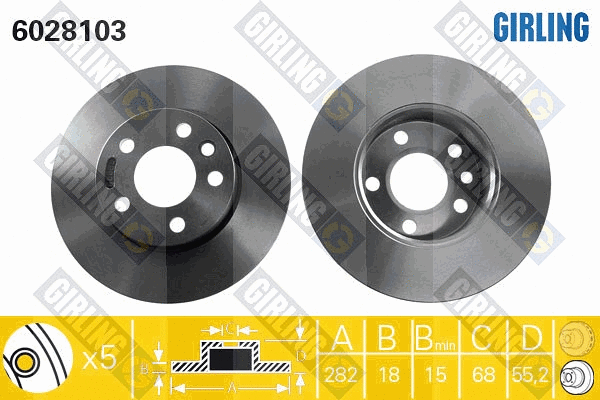 Brake Disc (6028103)