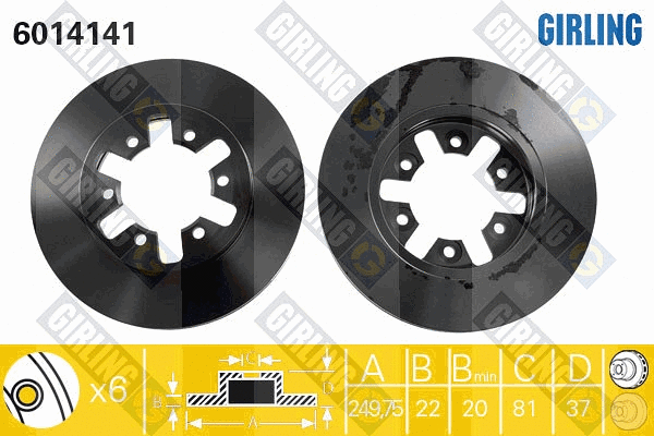Brake Disc (6014141)
