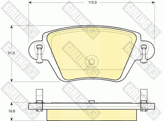 Brake Kit, disc brake (6411994)