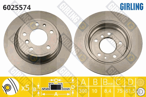 Brake Disc (6025574)