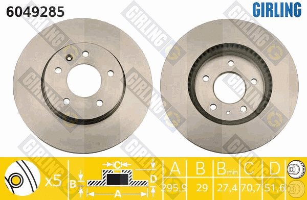 Brake Disc (6049285)