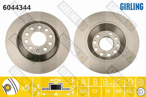 Brake Disc (6044344)