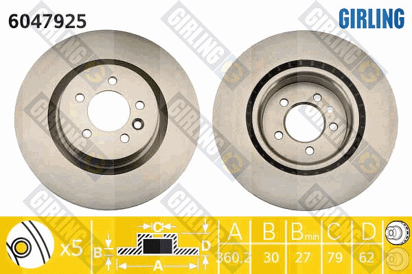 Brake Disc (6047925)