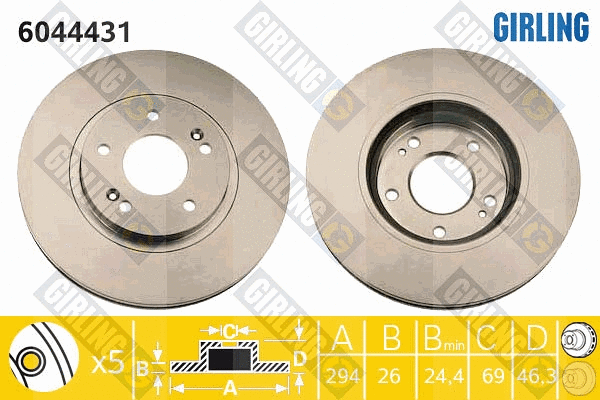 Brake Disc (6044431)