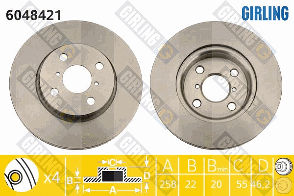 Brake Disc (6048421)