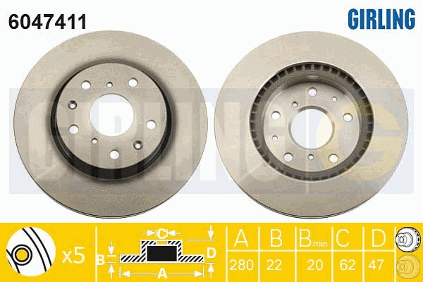 Brake Disc (6047411)