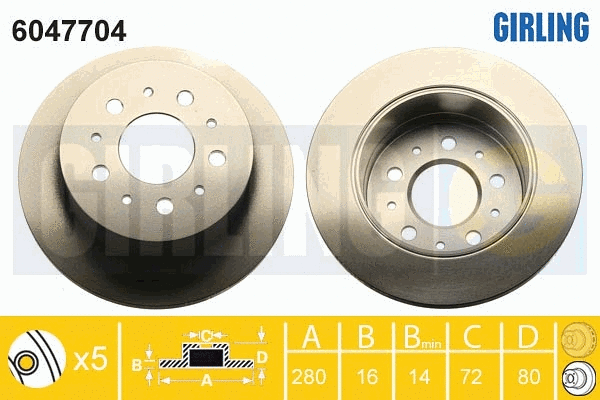 Brake Disc (6047704)