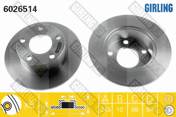 Brake Disc (6026514)