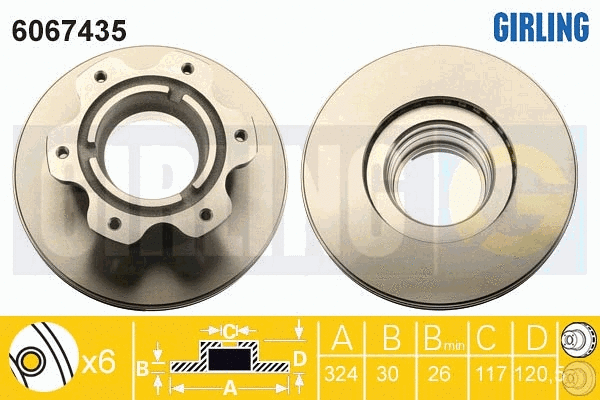 Brake Disc (6067435)