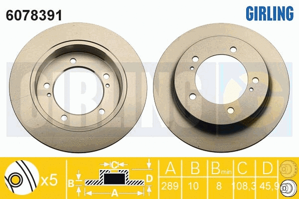 Brake Disc (6078391)