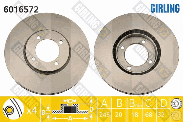 Brake Disc (6016572)