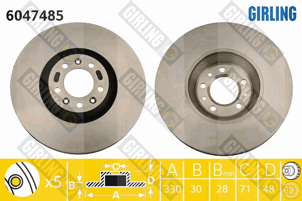 Brake Disc (6047485)