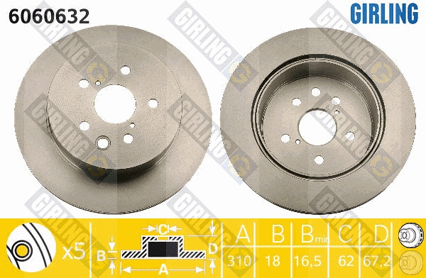 Brake Disc (6060632)