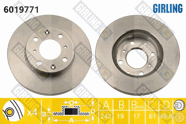 Brake Disc (6019771)