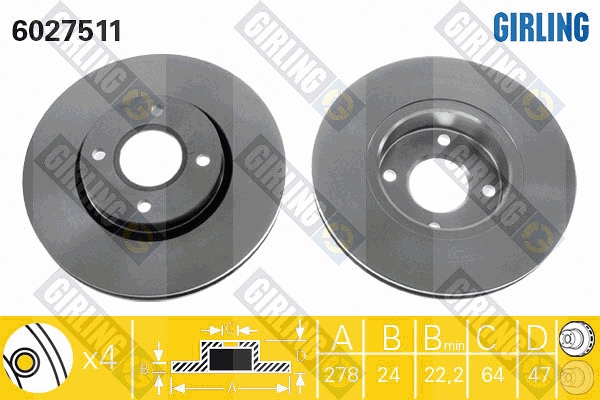 Brake Disc (6027511)