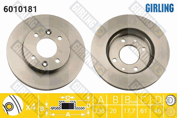 Brake Disc (6010181)