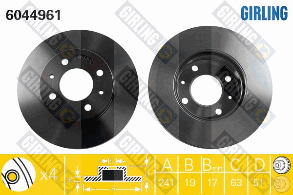 Brake Disc (6044961)