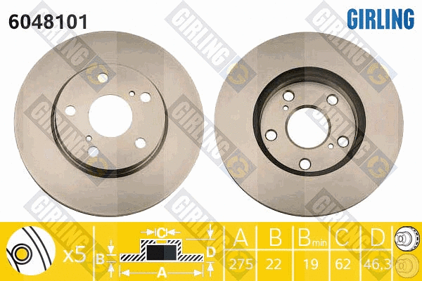 Brake Disc (6048101)