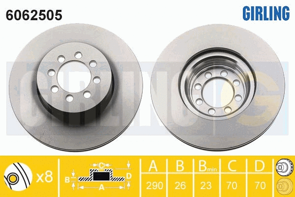 Brake Disc (6062505)