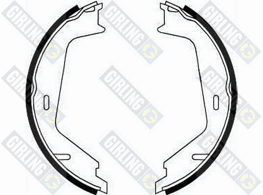 Brake Shoe Set, parking brake (5186741)