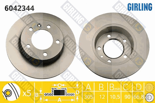 Brake Disc (6042344)