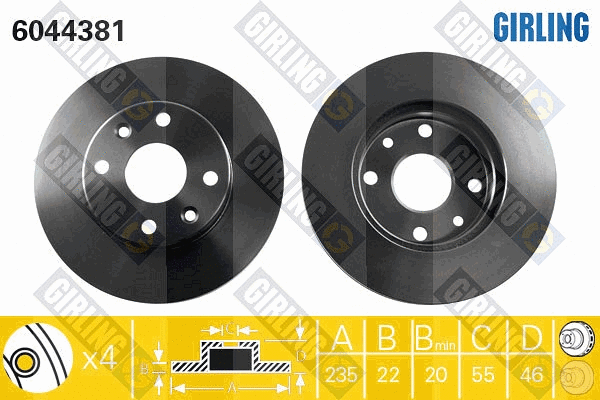Brake Disc (6044381)