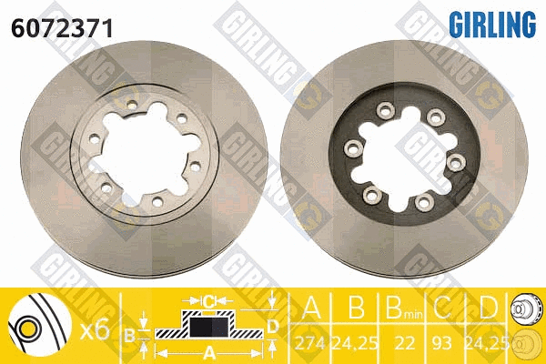 Brake Disc (6072371)