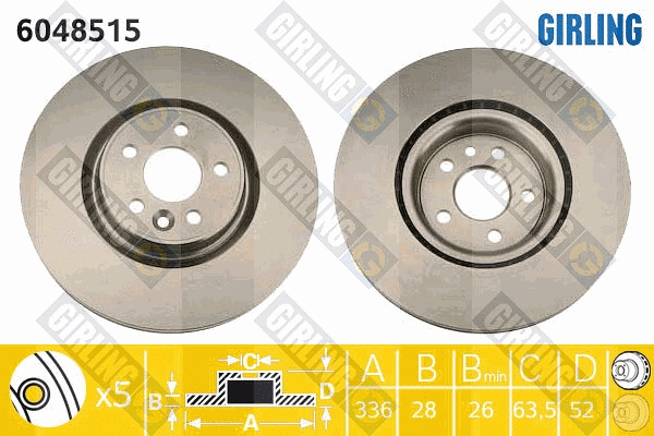 Brake Disc (6048515)