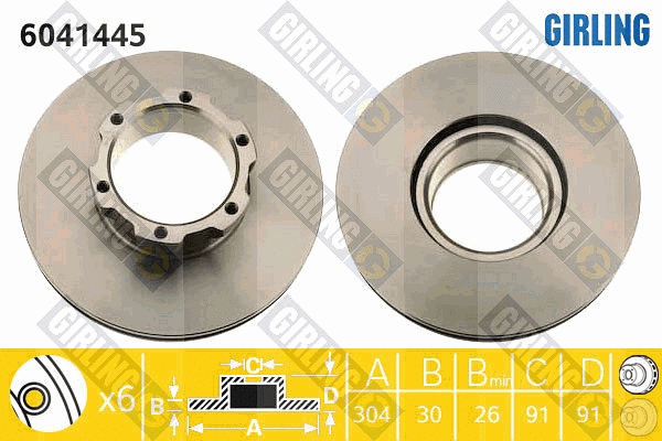 Brake Disc (6041445)