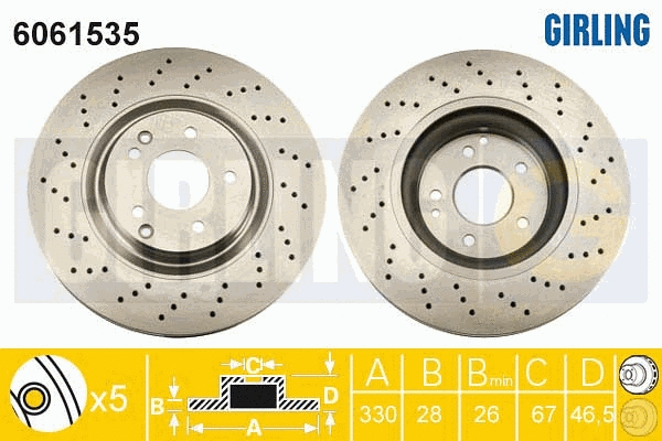 Brake Disc (6061535)