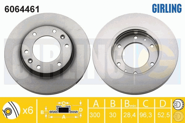 Brake Disc (6064461)