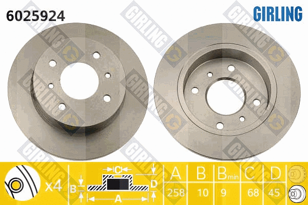 Brake Disc (6025924)
