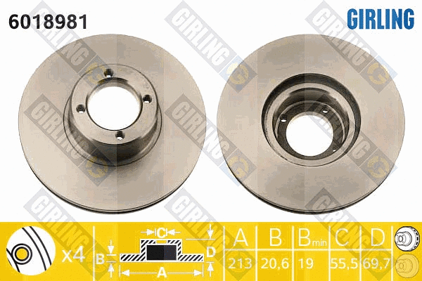 Brake Disc (6018981)