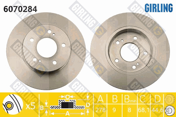 Brake Disc (6070284)