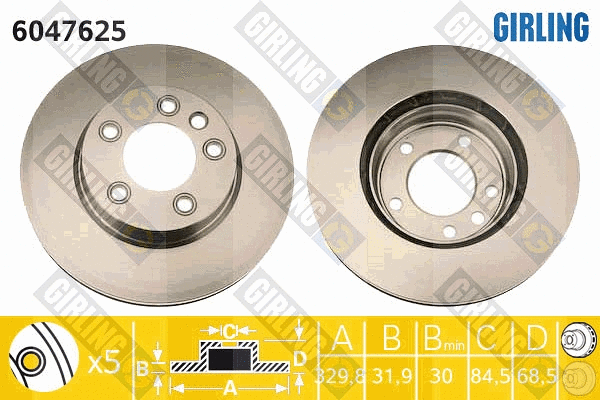 Brake Disc (6047625)