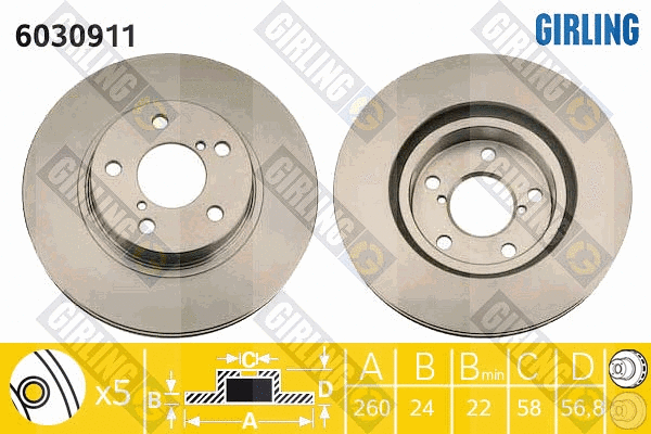 Brake Disc (6030911)