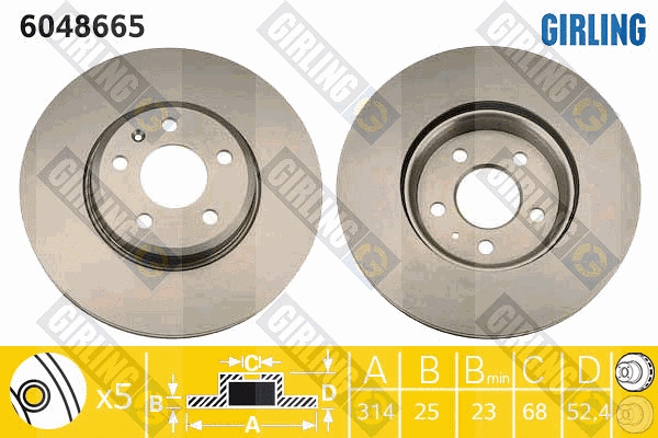 Brake Disc (6048665)