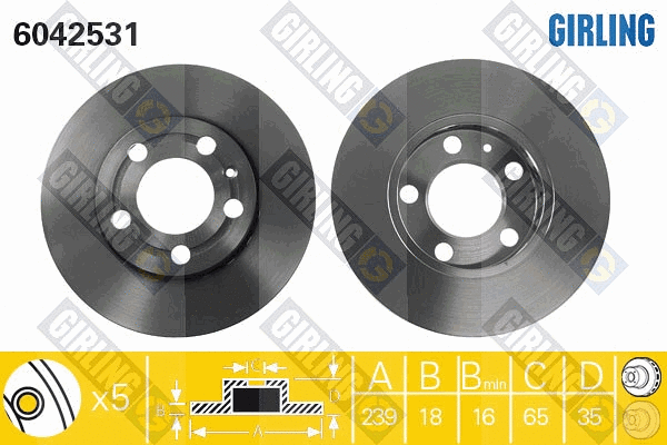 Brake Disc (6042531)
