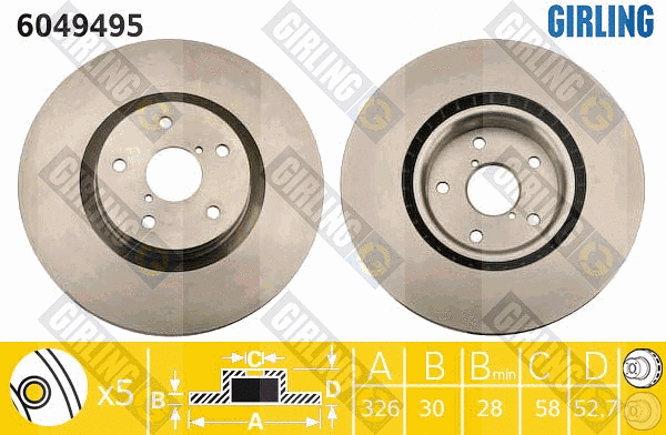 Brake Disc (6049495)