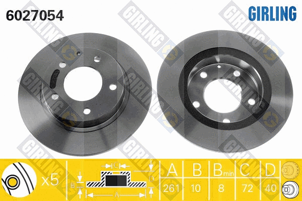 Brake Disc (6027054)